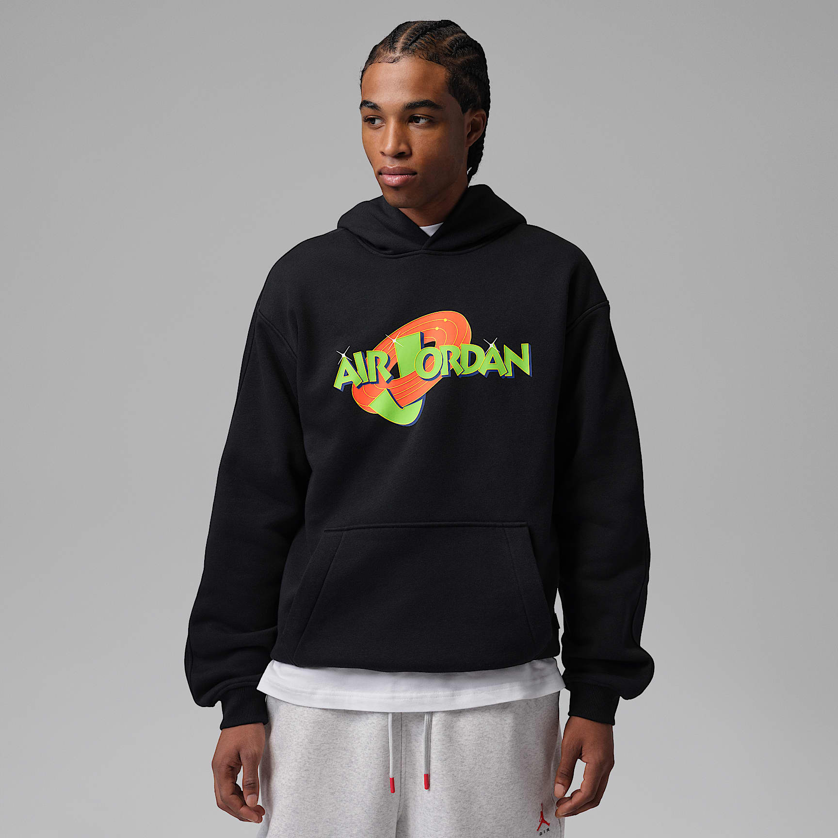 Jordan Brooklyn Space Jam Men's Fleece Pullover Hoodie. Nike JP